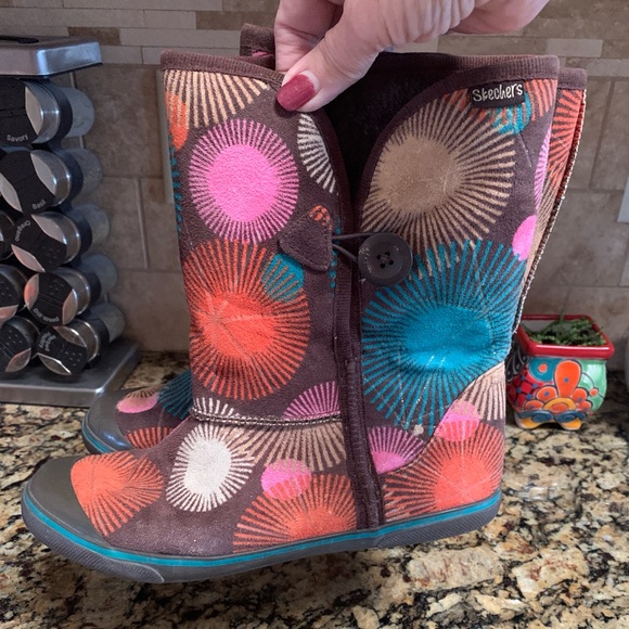 Skechers Multicolored Warm Winter Booties - Picture 1 of 11